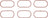 Victor Reinz 15-10292-01 Fuel Injection Plenum Gasket Set - Upper
