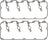 Victor Reinz 15-10398-01 Engine Valve Cover Gasket Set - Lower