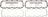 Victor Reinz 15-10496-01 Engine Valve Cover Gasket Set - Upper and Lower