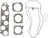 Victor Reinz 15-10817-01 Fuel Injection Plenum Gasket Set - Upper
