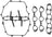 Victor Reinz 15-53708-01 Engine Intake Manifold Gasket Set - Lower and Upper