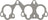 Victor Reinz 71-31701-00 Engine Intake Manifold Gasket - Lower