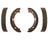 Raybestos 868PG Parking Brake Shoe - Rear