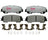 Raybestos EHT2032H Disc Brake Pad Set - Rear