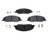 Raybestos MGD1081CH Disc Brake Pad Set - Front