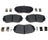 Raybestos MGD1258CH Disc Brake Pad Set - Front