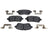 Raybestos MGD1454CH Disc Brake Pad Set - Front
