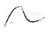 Sunsong 2205840 Brake Hydraulic Hose - Front Left
