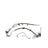 Sunsong 2207647 Brake Hydraulic Hose - Front Left