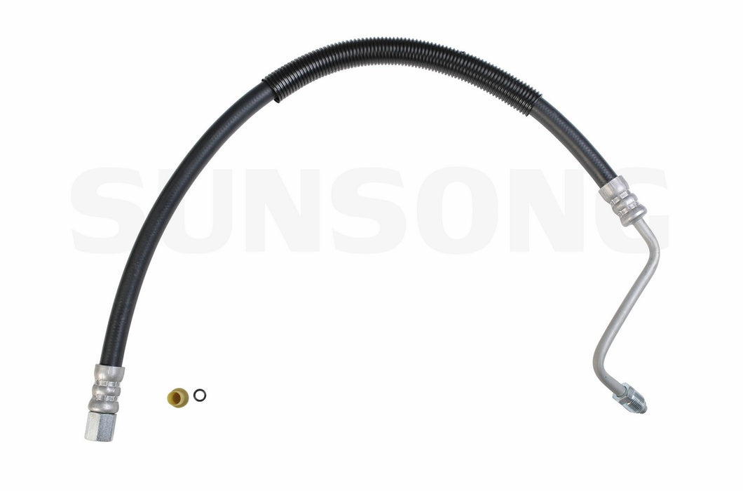 Sunsong 3401659 Power Steering Pressure Line Hose Assembly - Hydroboost To Gear