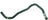 Sunsong 3403651 Power Steering Return Line Hose Assembly - Cooler To Reservoir