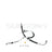 Sunsong 3404423 Power Steering Pressure Line Hose Assembly