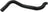Sunsong 3404725 Power Steering Reservoir Hose - Reservoir To Pump