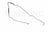 Sunsong 5801062 Automatic Transmission Oil Cooler Hose Assembly - Outlet From Radiator (Upper)
