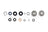 Sunsong 8401040 Power Steering Power Cylinder Rebuild Kit