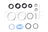 Sunsong 8401589 Rack and Pinion Seal Kit