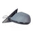 TechPro AU1320121 Door Mirror Set - Left