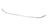TechPro CH1044120 Bumper Cover Molding - Front