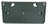 TechPro CH1068115 License Plate Bracket - Front