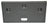 TechPro CH1068137 License Plate Bracket - Front