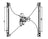 TechPro CH1350129 Window Regulator - Front Left