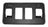 TechPro FO1068121 License Plate Bracket - Front