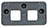 TechPro FO1068132 License Plate Bracket - Front