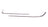 TechPro FO1158152 Bumper Impact Strip - Rear Left