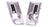 TechPro GM1038123 Bumper Insert - Front Left