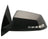 TechPro GM1320364 Door Mirror Set - Left