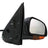 TechPro GM1321351 Door Mirror Set - Right