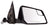 TechPro GM1321383 Door Mirror Set - Right