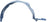 TechPro HO1249106 Fender Liner - Right
