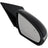 TechPro HY1321266 Door Mirror Set - Right