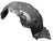 TechPro IN1248123 Fender Liner - Left