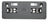 TechPro LX1068121 License Plate Bracket - Front