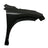TechPro LX1241137C Fender - Front Right
