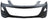 TechPro MA1000225C Bumper Cover - Front