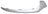 TechPro MB1047121 Bumper Cover Molding - Front Right