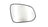 TechPro TO1325143 Door Mirror Glass - Right