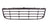 TechPro VW1036106 Bumper Cover Grille - Front