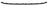 TechPro VW1044111 Bumper Cover Molding - Front