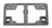 TechPro VW1068114 License Plate Bracket - Front
