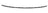 TechPro VW1144111 Bumper Cover Molding - Rear Center