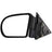 TechPro VW1320188 Door Mirror - Left