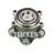 Timken HA590593 Wheel Bearing and Hub Assembly - Rear