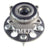 Timken HA590639 Wheel Bearing and Hub Assembly - Rear