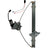 Continental WL44155 Power Window Motor and Regulator Assembly - Front Left