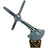 Continental WR51028 Window Regulator - Front Left