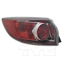 TYC 11-11970-00-9 Tail Light Assembly - Left Outer